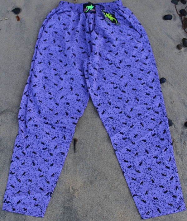 Mini Gecko Beach Pants Purple