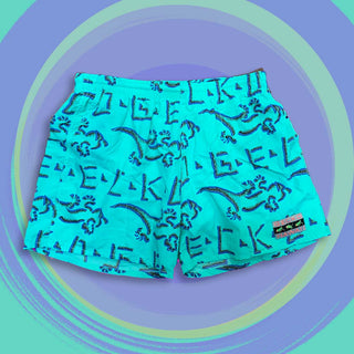 Mint Gecko Petro Volley Shorts