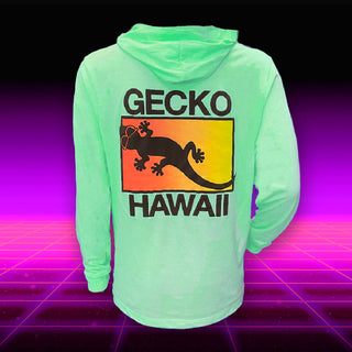 Gecko Hawaii Neon HoodTEES