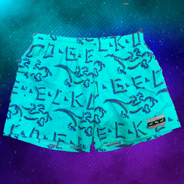 Mint Gecko Petro Volley Shorts