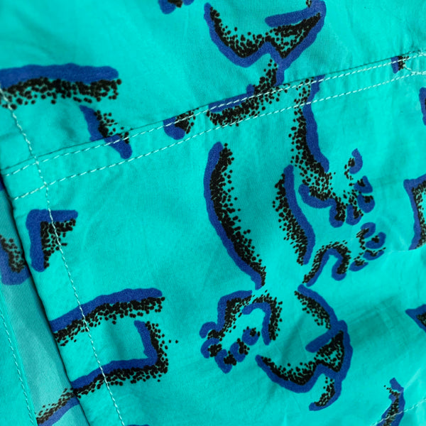 Mint Gecko Petro Volley Shorts