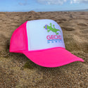1980's Neon Pink Trucker Hat