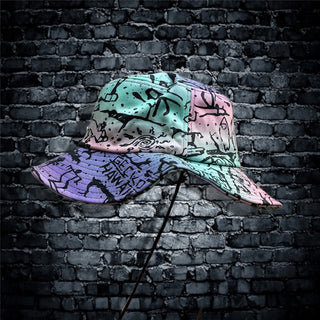 Gecko Purple Mint Tie-Dye Boonie Hat