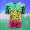 1988 Rasta Reggae Wall Tie Dye