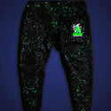 Glow-In-The-Dark SPLATTER Space Gecko Joggers
