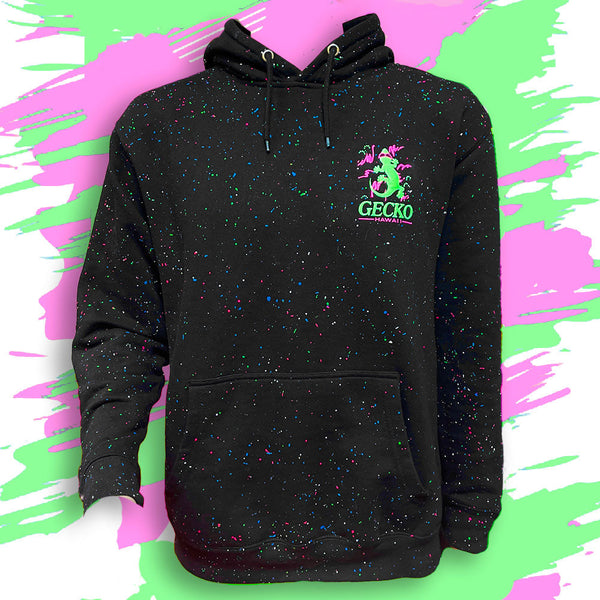 GITD SPLATTER Hoodie - Space Gecko Limited Edition