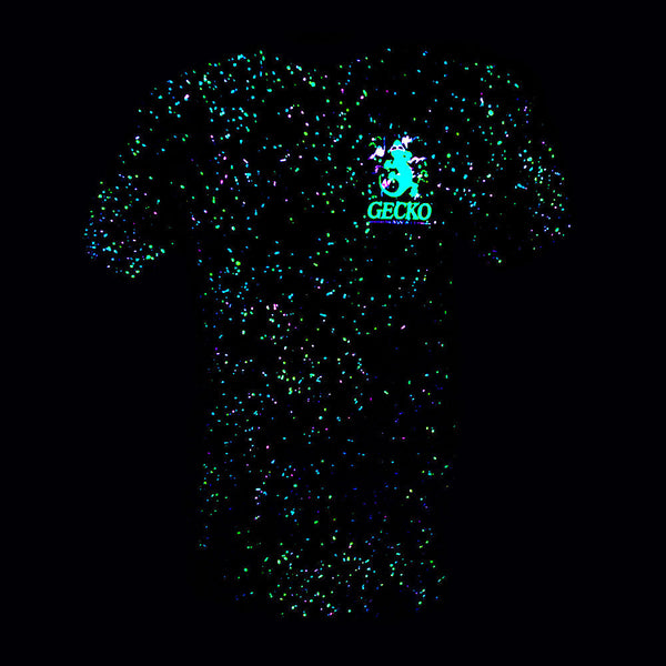 1988 Space Gecko Glow In The Dark SPLATTER TEE - Limited 2025 Edition
