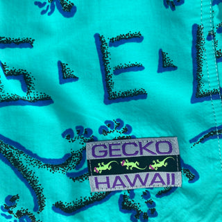 Original Neon Mint/Pink Split Petro Volley Shorts