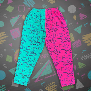 Gecko's 1990s Color Block Beach Pants