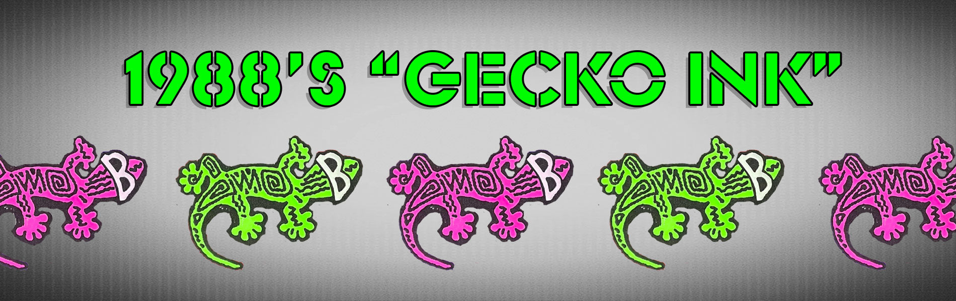 1988 Gecko Ink Collection With Mystery Glow