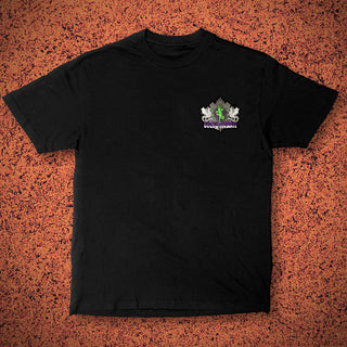 1996 Gecko Double Dragon Black Tee