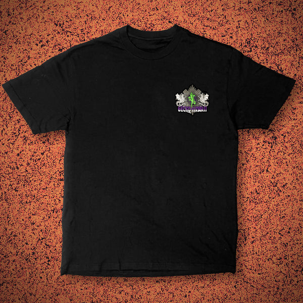 1996 Gecko Double Dragon Black Tee