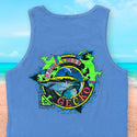 1987 Adventure Gecko Blue Hyper Tank - Color Change
