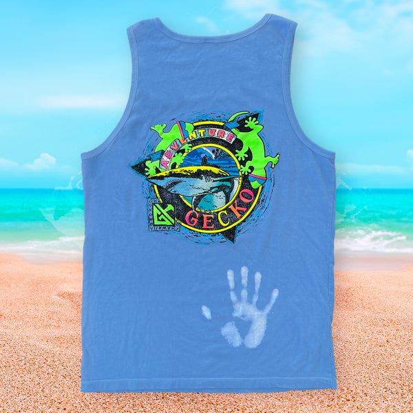 1987 Adventure Gecko Blue Hyper Tank - Color Change