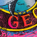 1987 Hot Pink Adventure Gecko Neon Pigment Tee
