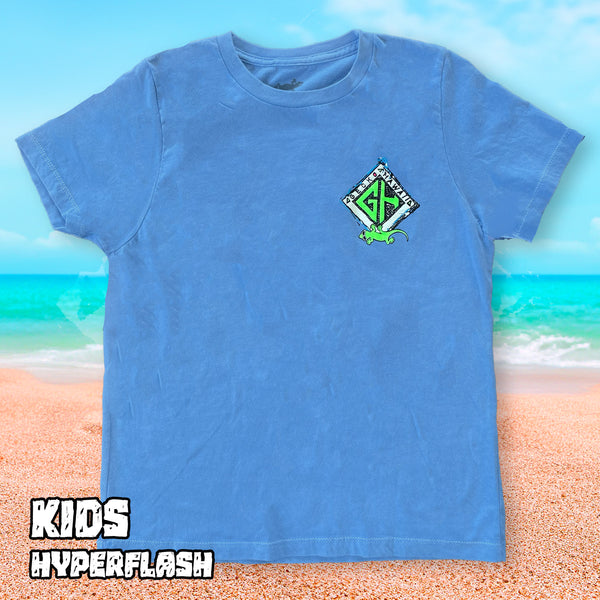 KIDS 1987 Adventure Gecko - Hyper Flash Blue-to-White