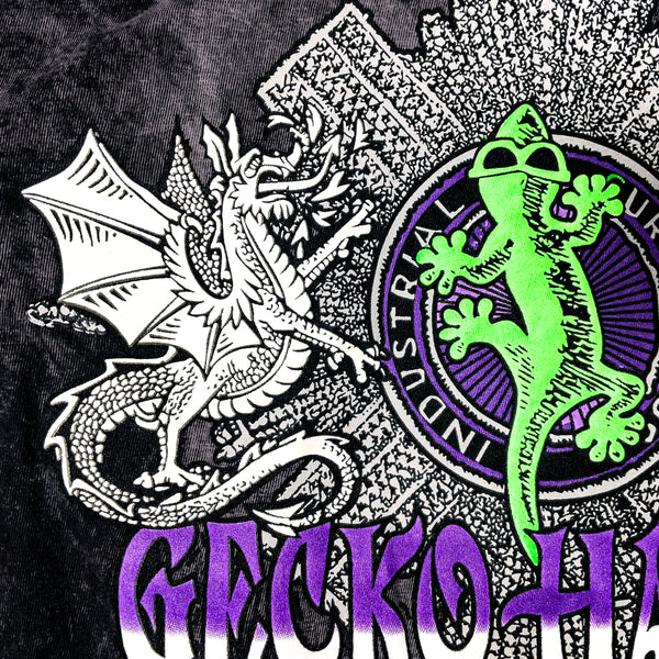 1996 Gecko Double Dragon - Black Volcanic Acid Wash