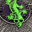 1996 Gecko Double Dragon - Black Volcanic Acid Wash