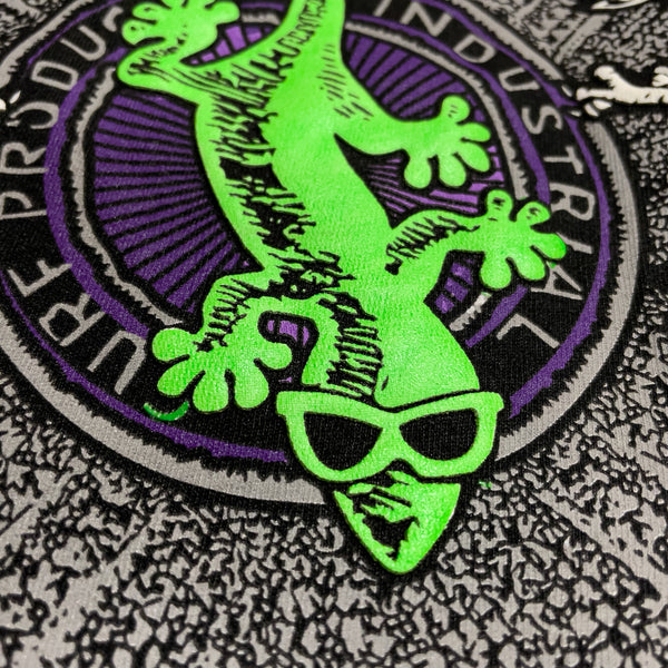 1996 Gecko Double Dragon - Black Volcanic Acid Wash