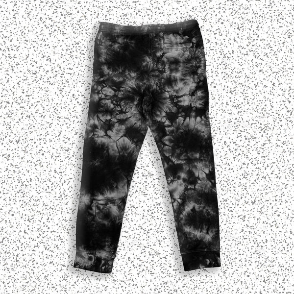 Space Gecko Sweats - Black Tie Dye