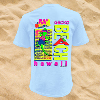 Gecko Bootleg Postcard '89 - Light Blue