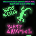 Buds McGecko - 1980's Neon Green Tee