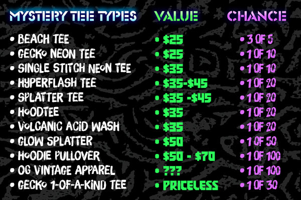 FREE Mystery Tee with $100 Purchase!