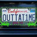 Gecko Hawaii Retro License Plate Cover