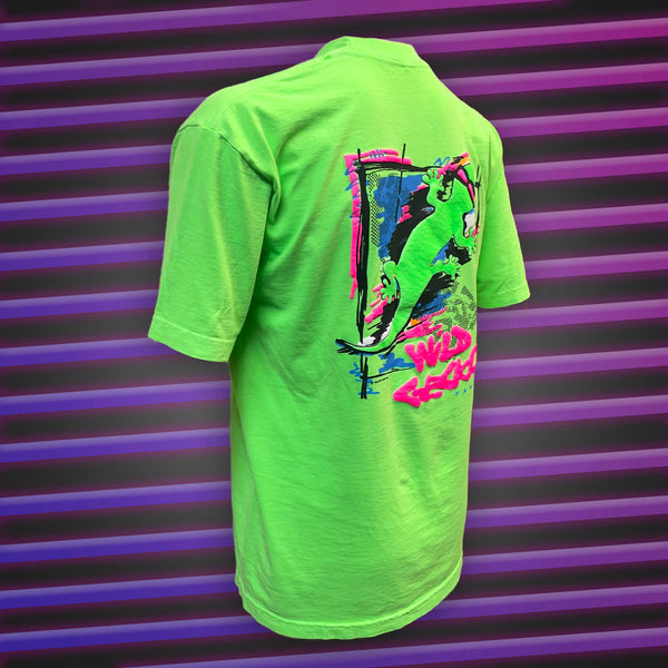 Secret 1988 Gecko Graffiti Neon Green (Single Stitch)