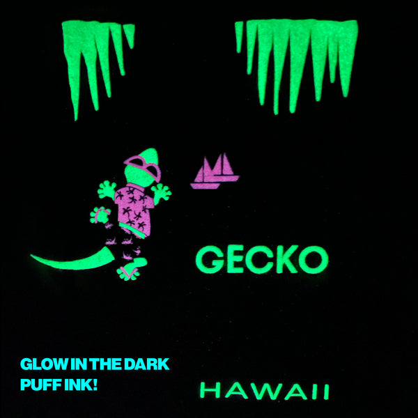 Gecko In Paradise Neon Pink Tie Dye Combo