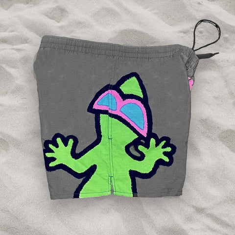 The Iconic Gecko Wrap Volley Grey | Gecko Hawaii