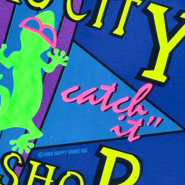 Gecko City Surf Shop 1989 - 80's Royal Blue