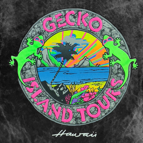 Gecko Island Tours - Black Acid Wash
