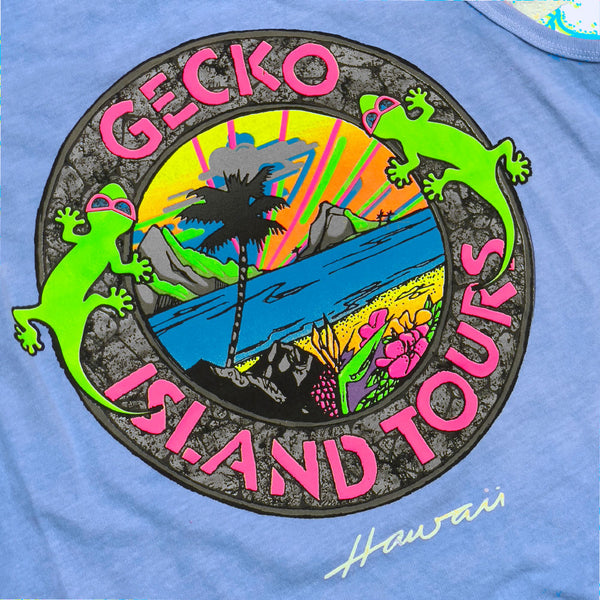 1987 Gecko Island Tours: HYPERTANK Blue-to-White