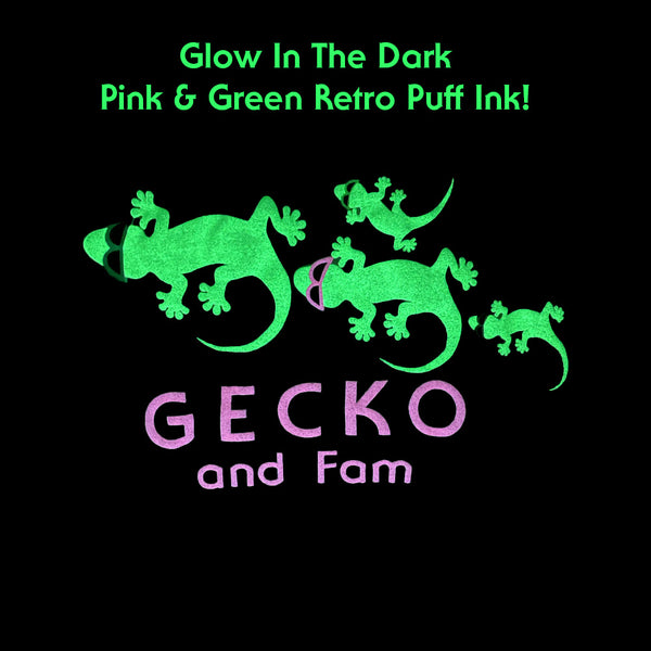 Gecko Fam Black Tee