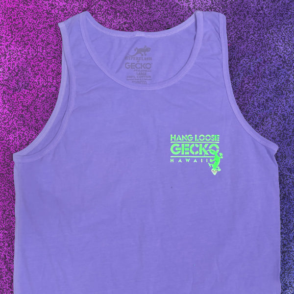 Gecko Hang Loose - HyperFlash Color Change Tank Top Purple