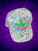 KIDS Glow-In-The-Dark Splatter White Trucker Hat (LIMITED)