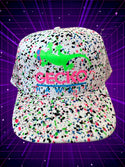 KIDS Glow-In-The-Dark Splatter White Trucker Hat (LIMITED)