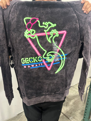 Black Acid Neon Nightclub Hoodie