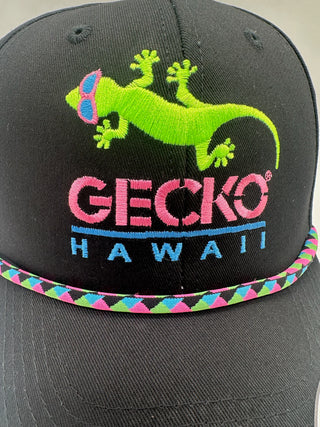 Gecko Retro Rope Snapback Captains Hat