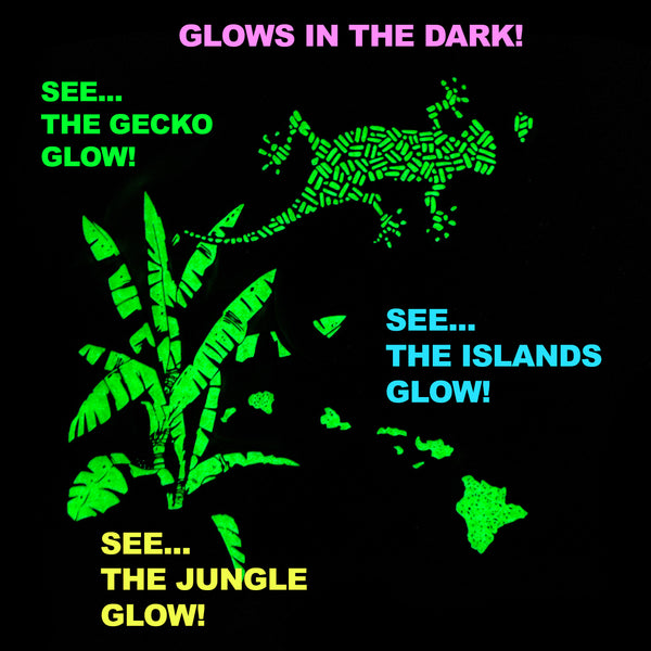 Gecko Hawaiian Islands - 1980's Mint Pigment Dyed Tee