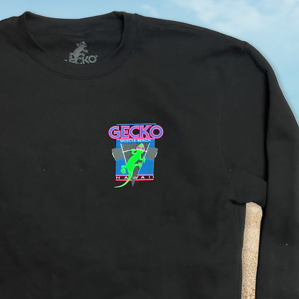 1987 Retro Crew Sweatshirt Re-Issue - Gecko Muscle Beach