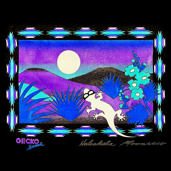 Haleakalā Nights - Secret Purple/Mint/Blue Colorway Tee