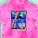 Gecko In Paradise Neon Pink Tie Dye Combo