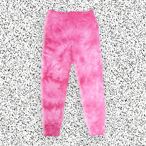 Gecko In Paradise Pink Tie Dye Sweats