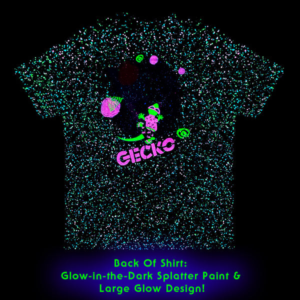 1980's Glow In The Dark Splatter - Saved By The Gecko (Limited)