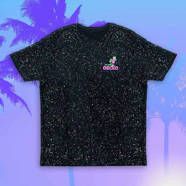 1980's Glow In The Dark Splatter - Saved By The Gecko (Limited)