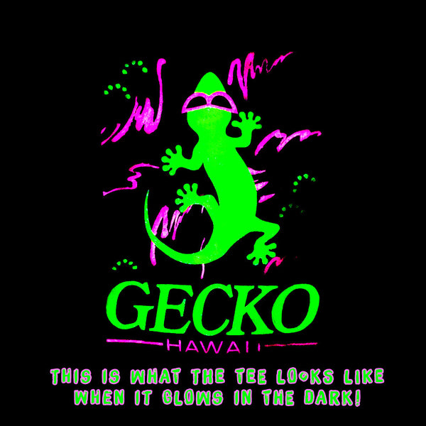 Space Gecko '88 - Grape Smash Cotton Beach Tee