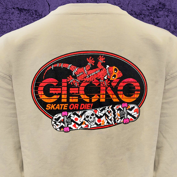 Skate or DIE! Sand Crew Sweatshirt | Haunted Tourist Shack Edition