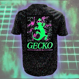Limited Edition Space Gecko Glow In The Dark Splatter